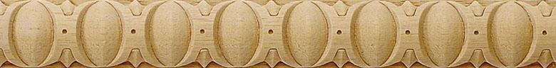 Annapolis Egg-and-Dart Carved Wood Panel Molding